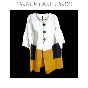 NWT IC by Connie K Color-Block Jacket, M